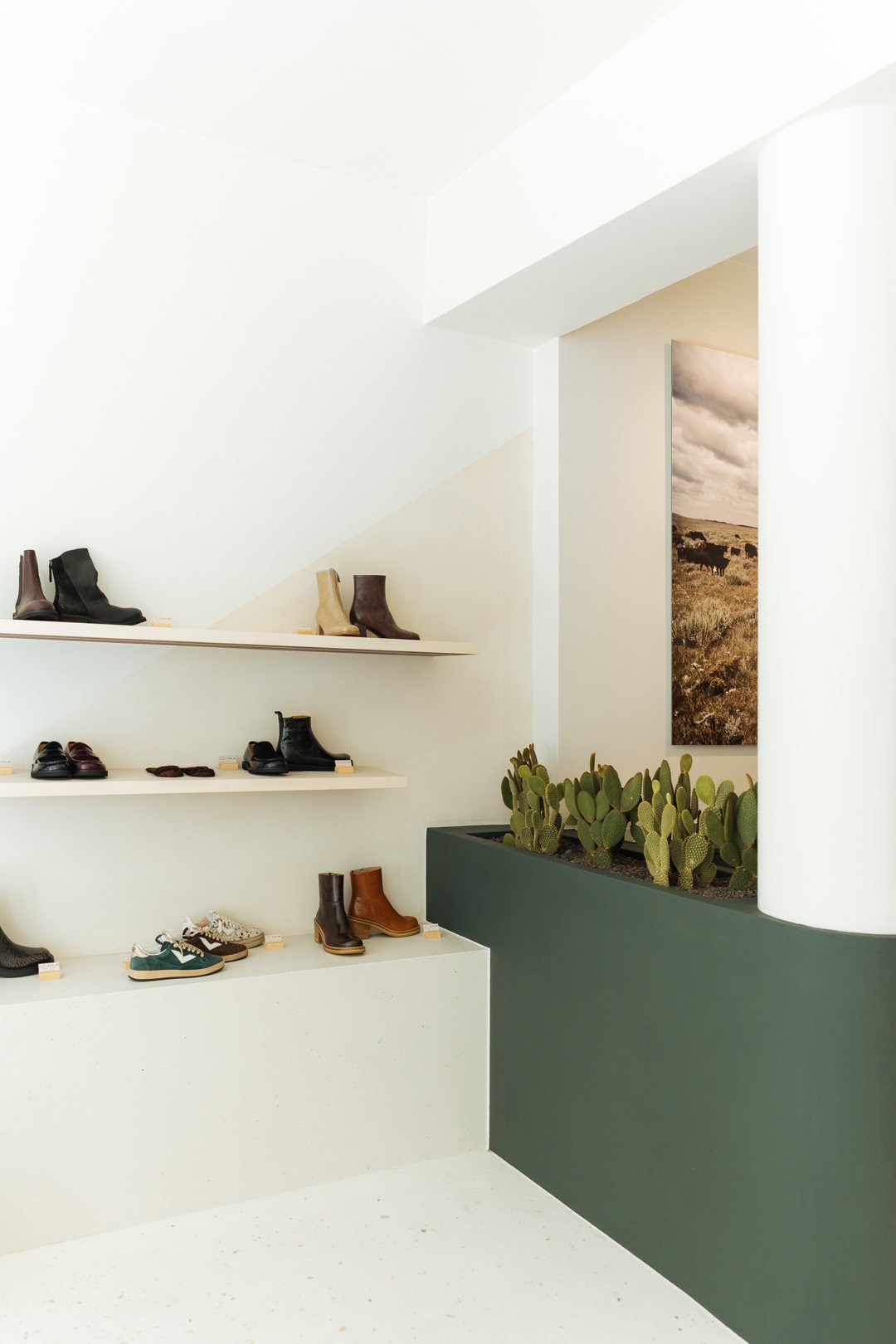 Groene kast in Mono-Stone L